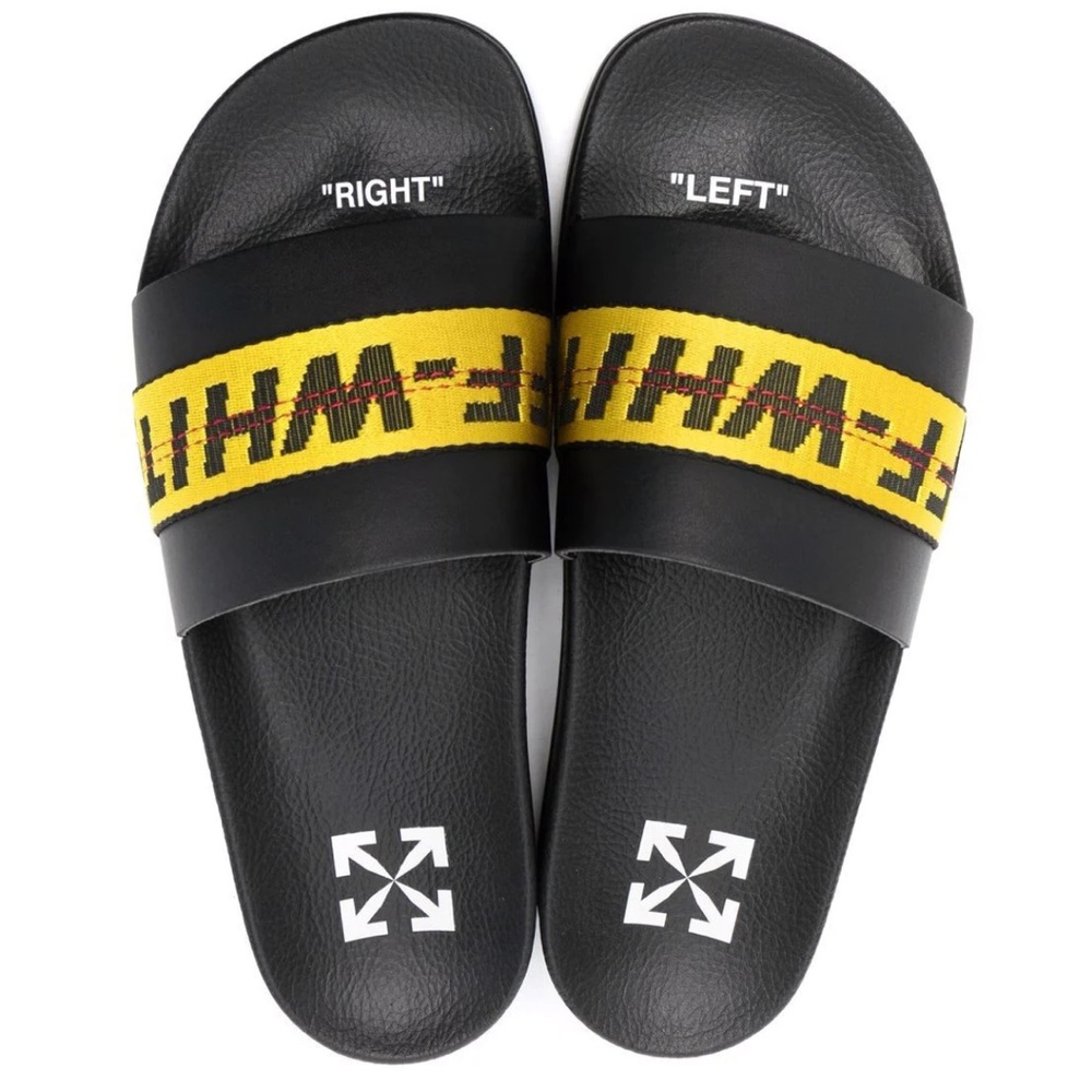 Women’s off white slides